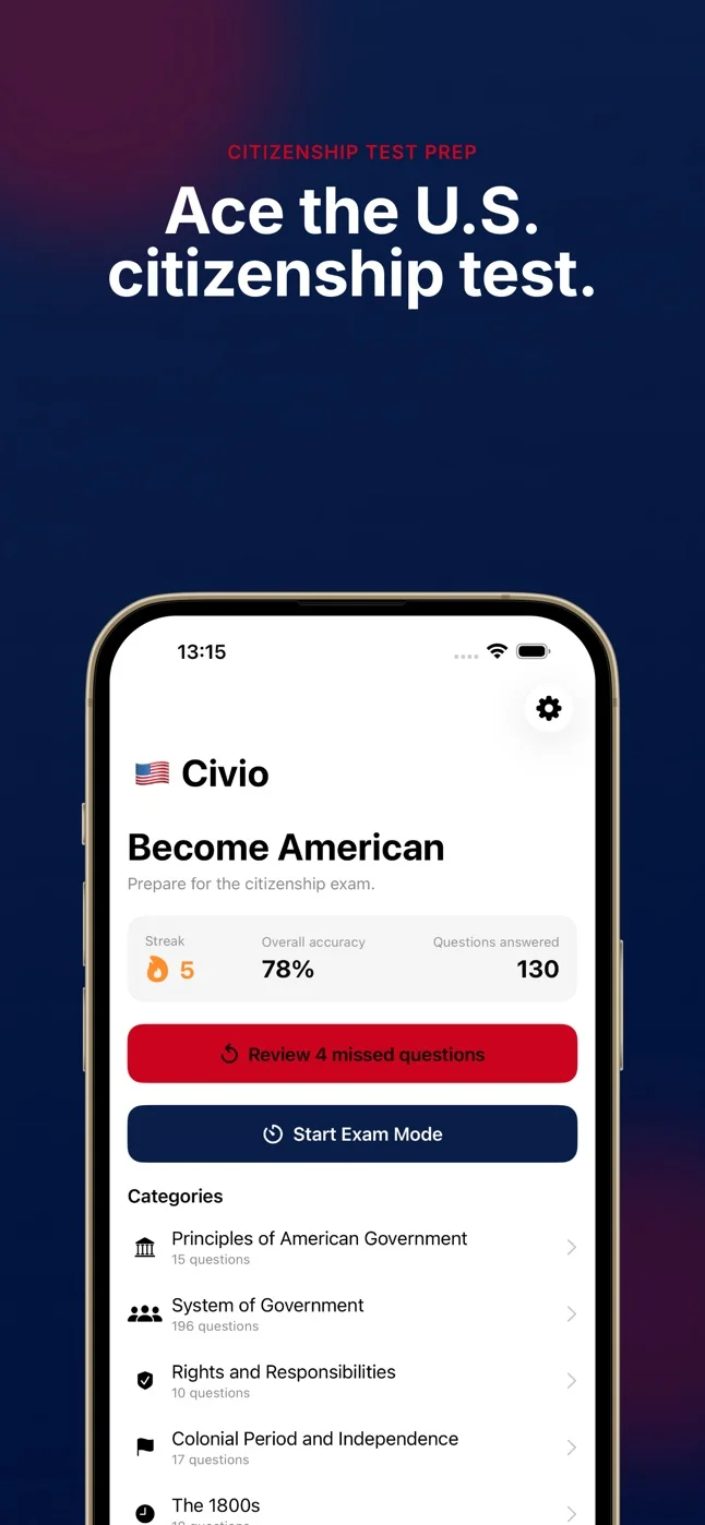 Civio: Become American home screen on iPhone
